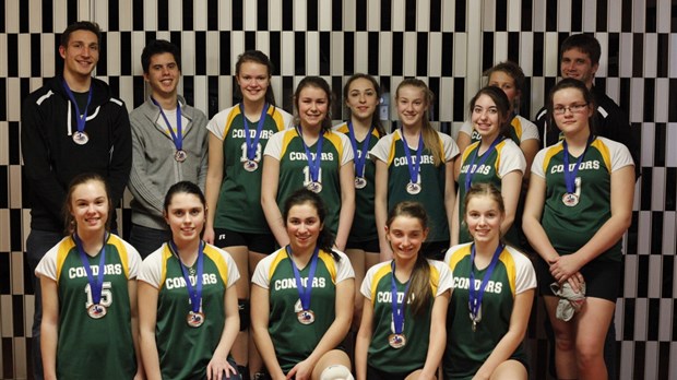 Volleyball : Les benjamines civiles des Condors remportent une médaille d’argent