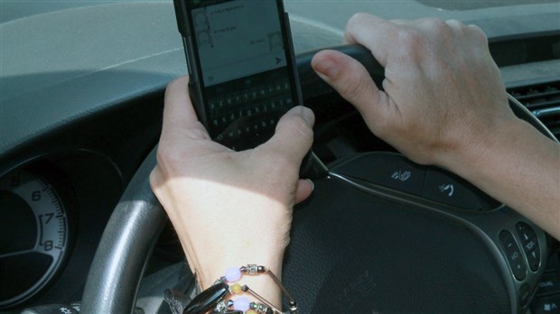 770 constats d’infraction dans la région pour utilisation d’un cellulaire en conduisant