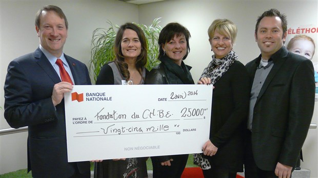 EN BREF | La Banque Nationale fait un don de 25 000 $ à la FCHBE