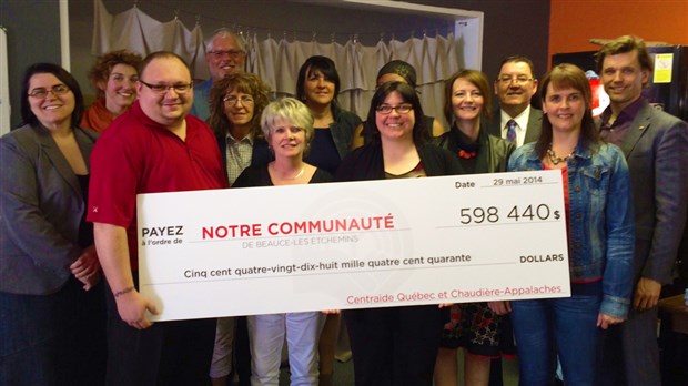 Centraide remet 598 440 $ à 17 organismes communautaires de la région de Beauce-Etchemins