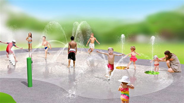 Ouverture des jeux d’eau au Club Sportif Grande-Coudée de Saint-Martin