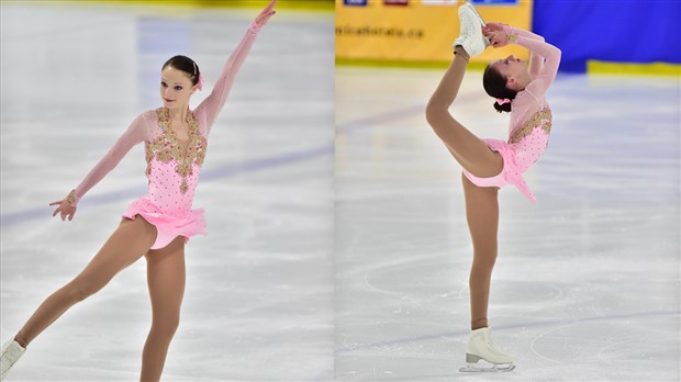 Solide performance pour Rosalie Chabot en patinage artistique