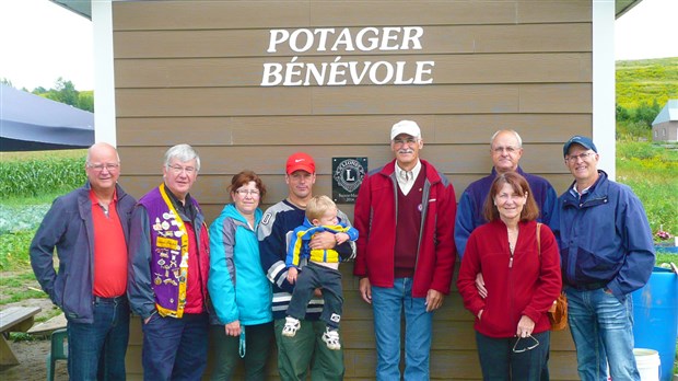 Le Club Lions de Sainte-Marie appuie le Potager bénévole