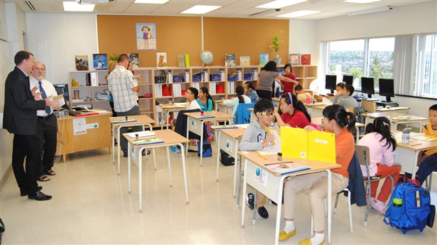 L’école des Deux-Rives accueille des élèves chinois en immersion française à Saint-Georges