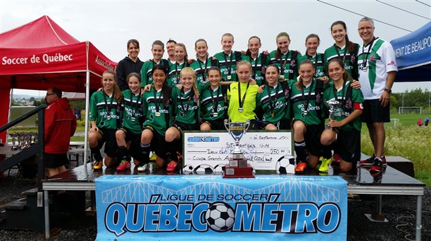 Victoire de l’équipe de soccer Ascalon U14F de Saint-Georges à la finale Québec Métro