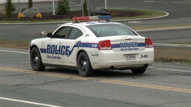 Les policiers du Service de police de Sainte-Marie ne chôment pas