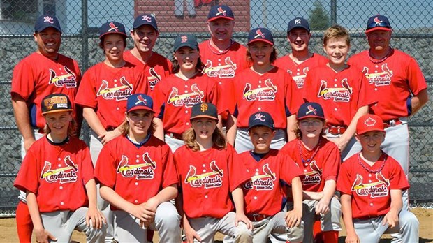 Les Cardinals de Beauce-Centre, équipe de baseball de l’année dans la LBCRQ 