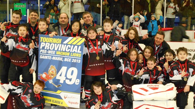 EN BREF| Le Garaga Pee-Wee A2 couronné champion au Tournoi Vachon-Lions de Sainte-Marie