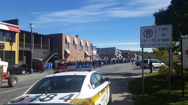 Manifestation pour la protection de la gestion de l’offre au centre-ville de Saint-Georges