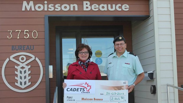 300 cadets de Chaudière-Appalaches font la différence pour Moisson Beauce