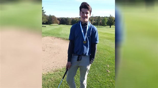 Une autre médaille d’or pour Pierre-Antoine Lacombe de Jésus-Marie au deuxième tournoi de golf du RSEQ