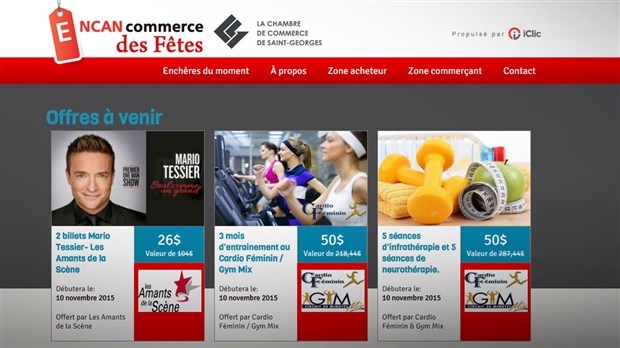 Un « Encan commerce des Fêtes » pour encourager l’économie locale