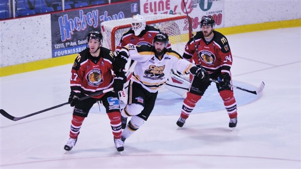 Courte victoire de 2-1 du Cool FM 103,5 sur les Éperviers de Sorel-Tracy