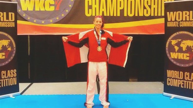 Vanessa Drouin revient du Championnat du monde avec deux médailles