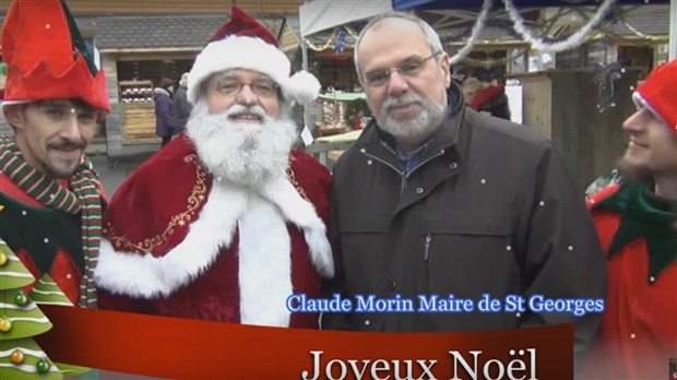 Normand DeLessard présente les vœux de Noël du maire de Saint-Georges