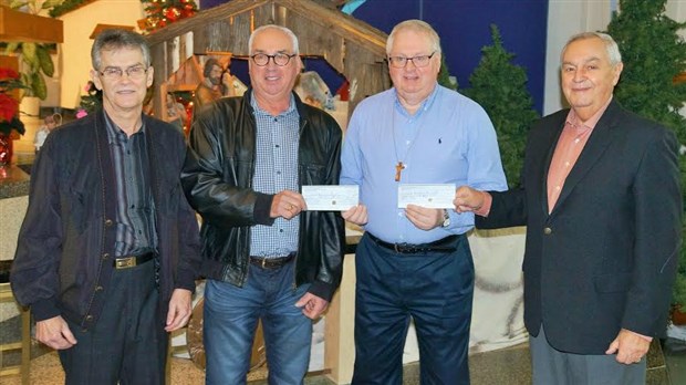 Les deux Saint-Vincent de Paul de Saint-Georges reçoivent 39 000 $ des Chevaliers de Colomb 