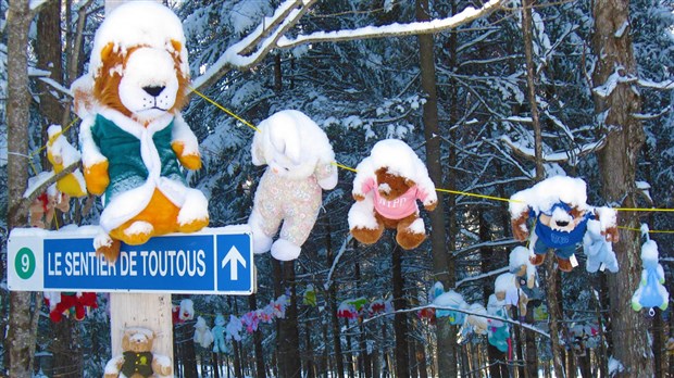 Un Sentier de toutous au centre de ski Saint-Georges