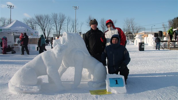 Une 16e édition pour le concours de sculpture sur neige de Saint-Georges