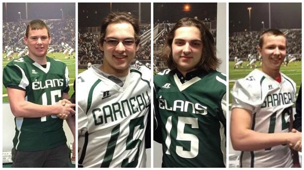 Quatre joueurs de football de la polyvalente Benoît-Vachon se joignent aux Élans de Garneau 
