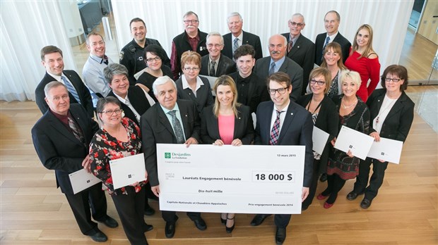 Deux Beaucerons ont reçu un Prix Fondation Desjardins – Engagement bénévole 