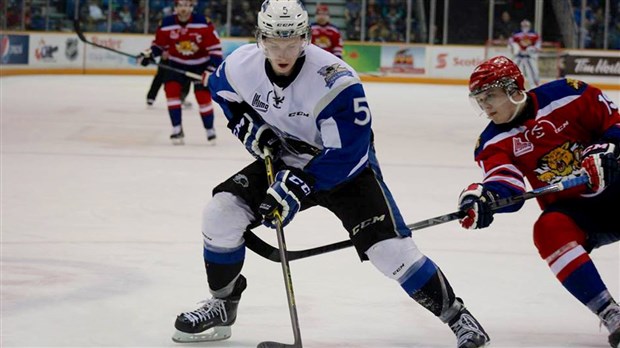 Le Mariverain Thomas Chabot classé au 16e rang en Amérique du Nord en vue du repêchage de la LNH