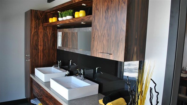 Une étudiante de design d'intérieur du Cégep Beauce-Appalaches crée l'espace vitrine de Cuisi-Design AB
