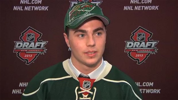 Le Beauceron Dylan Labbé signe son premier contrat professionnel avec le Wild du Minnesota
