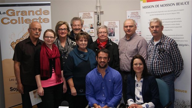 Jean-Philippe Maranda est le président d'honneur de la Grande collecte Moisson Beauce