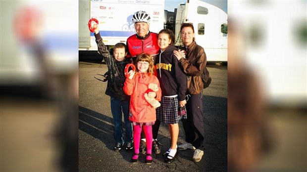 Mario Ferland montera à vélo trois fois au bénéfice des enfants malades