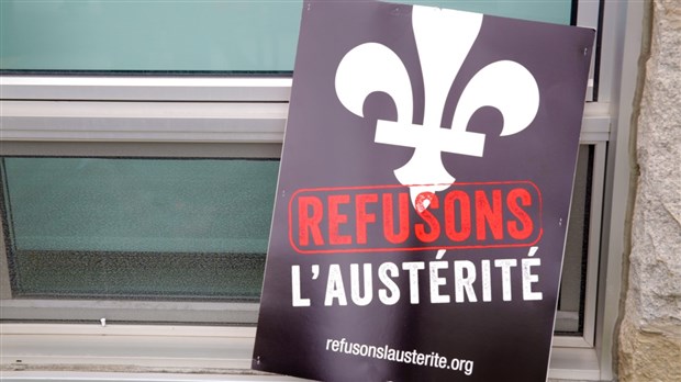 Un rassemblement contre les mesures d’austérité au Cégep Beauce-Appalaches