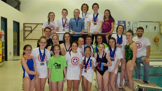 Le Club de natation régional de Beauce fait bonne figure au Championnat par équipe de l’Université Laval