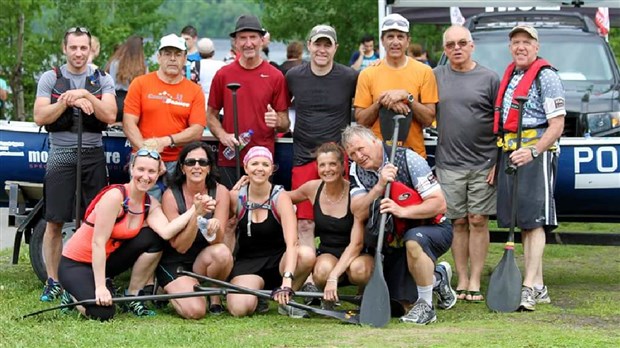 Canotage de Beauce termine sa première compétition de rabaska de la saison en milieu de peloton