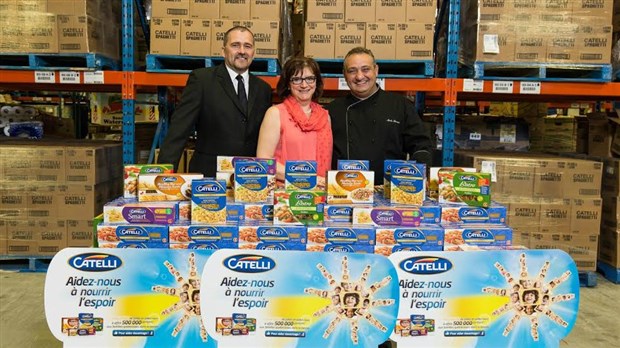 12 500 portions de pâtes remises à Moisson Beauce