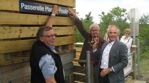 Inauguration de la Passerelle Placide-Poulin