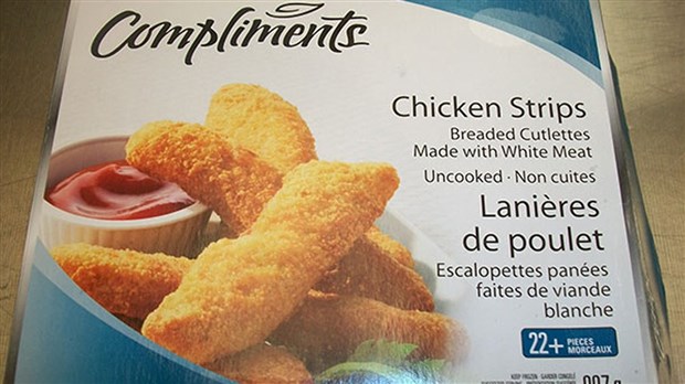 Des produits de poulet contaminés par la Salmonella rappelés par l'ACIA