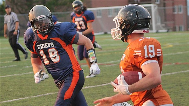 Football : les Chiefs de la Beauce démolissent les Lasers de Charlesbourg par la marque de 56-0