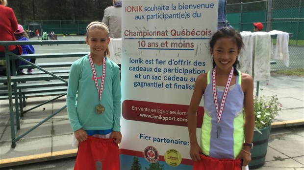 Rosalie Carrier-Dulac s'incline en finale du championnat québécois de tennis chez les 10 ans