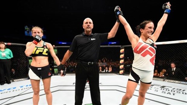 Une troisième victoire à l'UFC pour Valérie « Trouble » Létourneau