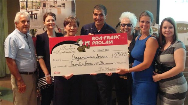 Boa-Franc remet 33 000 $ à des organismes de la région