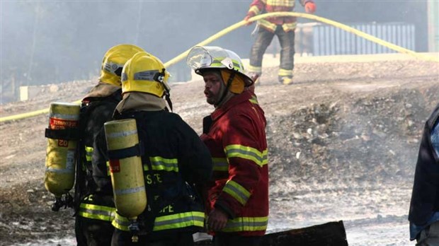 Deux roulottes en feu à Saint-Honoré