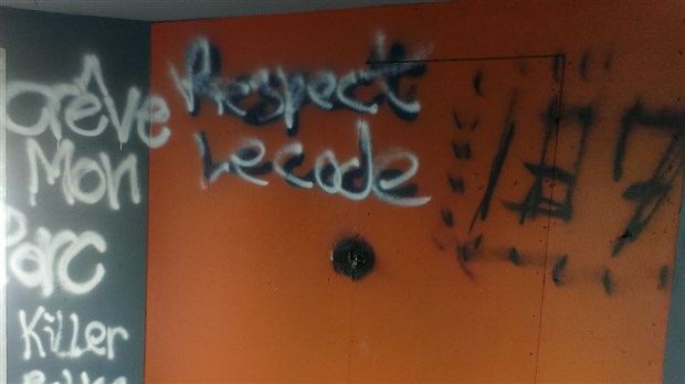Des vandales s'attaquent au planchodrome de Saint-Georges avec une canette de peinture