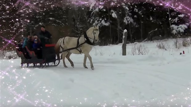 Normand DeLessard présente une balade à cheval à Saint-Simon