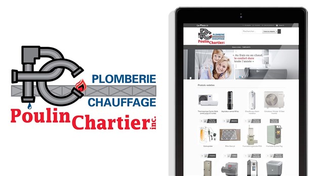Plomberie Chauffage Poulin Chartier ouvre sa boutique en ligne