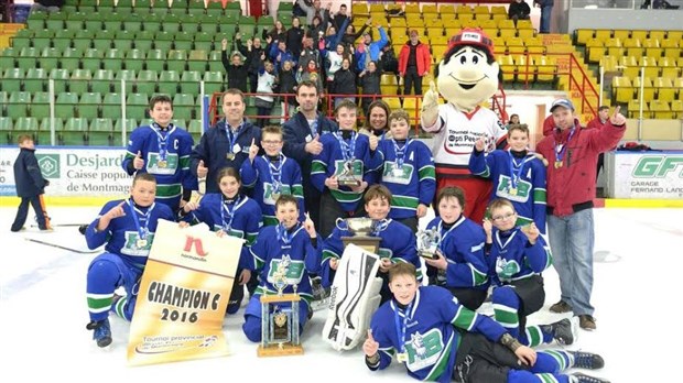 Les Lynx de Haute-Beauce Pee-Wee C remportent les grands honneurs à Montmagny