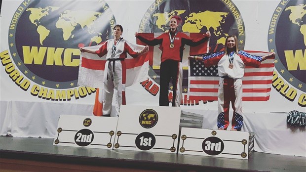 La karateka Vanessa Drouin couronnée championne du monde