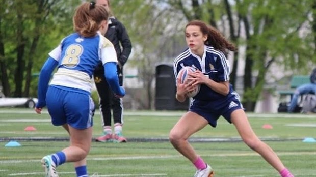 Charlotte Bouchard obtient sa place sur l'équipe du Québec de rugby des moins de 18 ans
