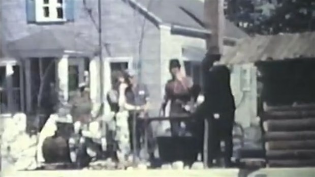 Normand DeLessard présente la parade de la Saint-Jean à Saint-Georges en 1969
