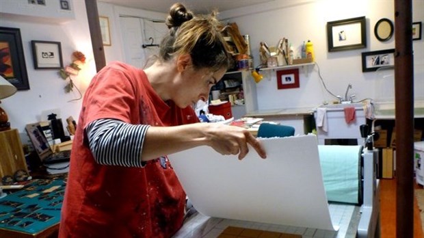 L’artiste Emmanuelle Breton, de Lac-Etchemin, exposée en France