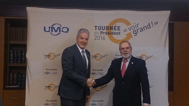 Le nouveau président de l'UMQ définit ses priorités lors de son arrêt à Saint-Georges