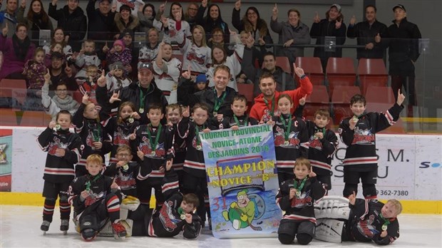 Le Garaga Novice B1 remporte la médaille d'or à Plessisville